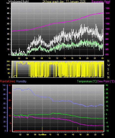 24 Hour Graph for Day 11