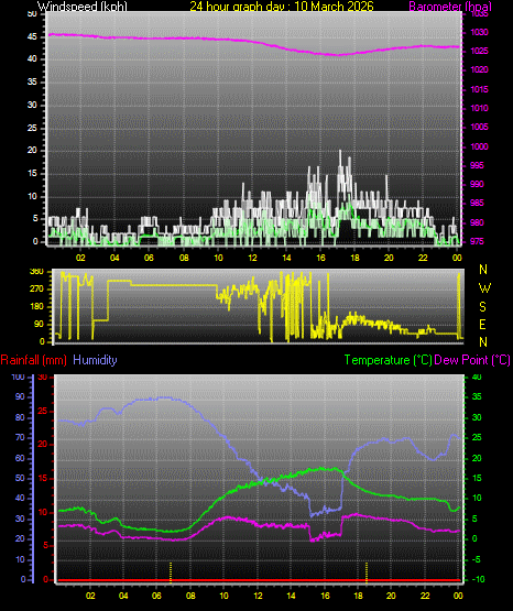 24 Hour Graph for Day 10
