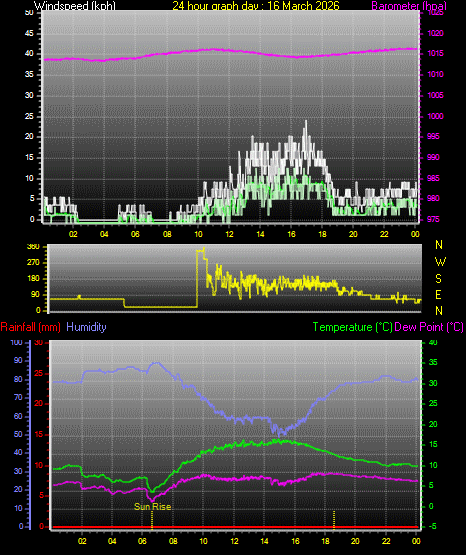 24 Hour Graph for Day 16