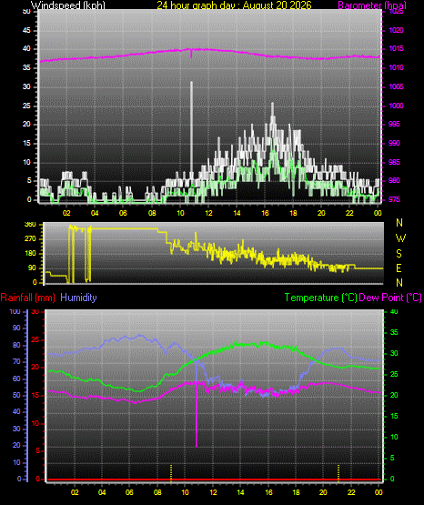 24 Hour Graph for Day 20