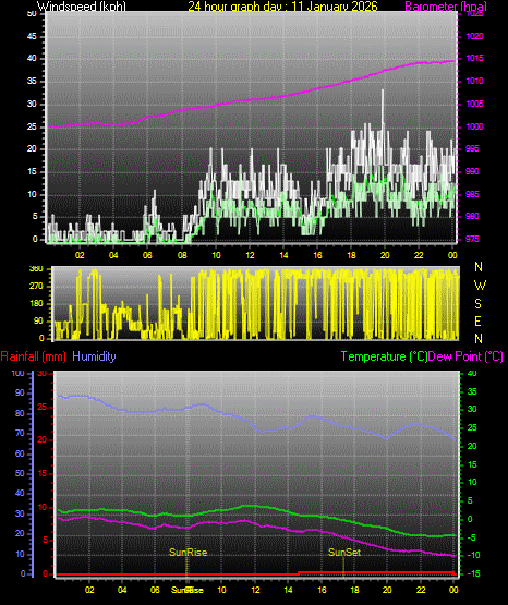 24 Hour Graph for Day 11