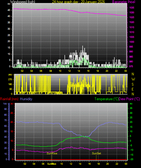 24 Hour Graph for Day 20