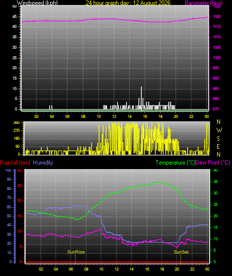 24 Hour Graph for Day 12