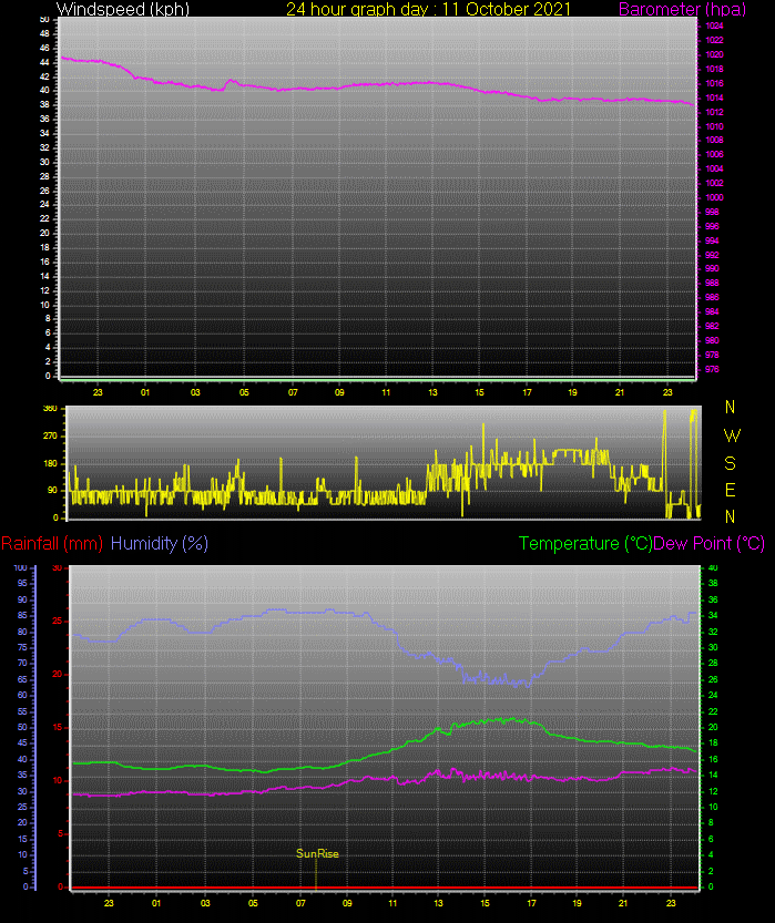 24 Hour Graph for Day 11