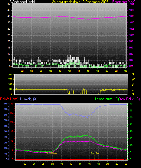 24 Hour Graph for Day 12