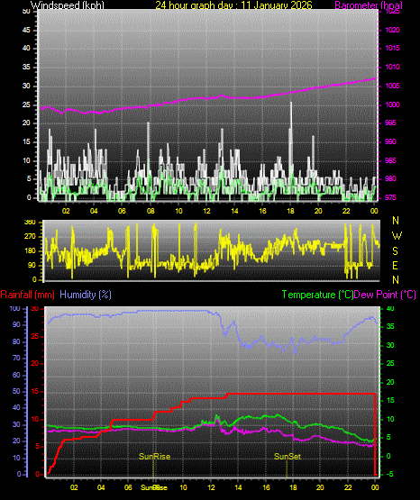 24 Hour Graph for Day 11