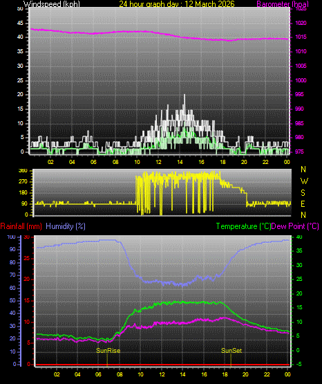 24 Hour Graph for Day 12