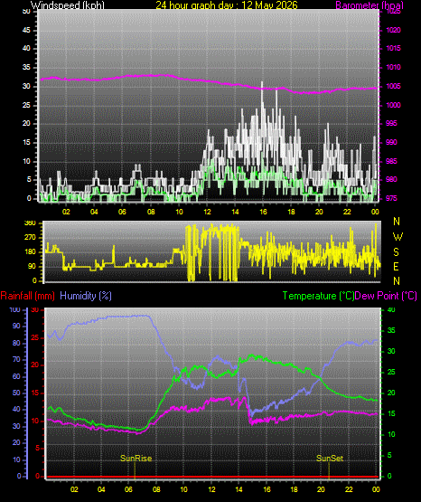24 Hour Graph for Day 12