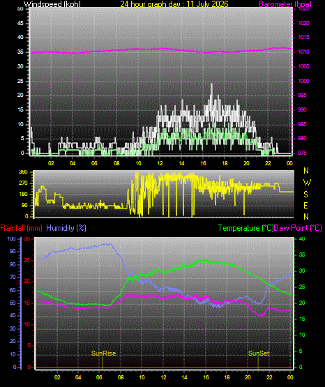 24 Hour Graph for Day 11
