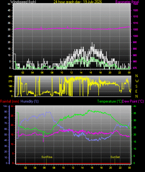 24 Hour Graph for Day 19