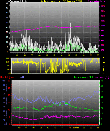 24 Hour Graph for Day 30