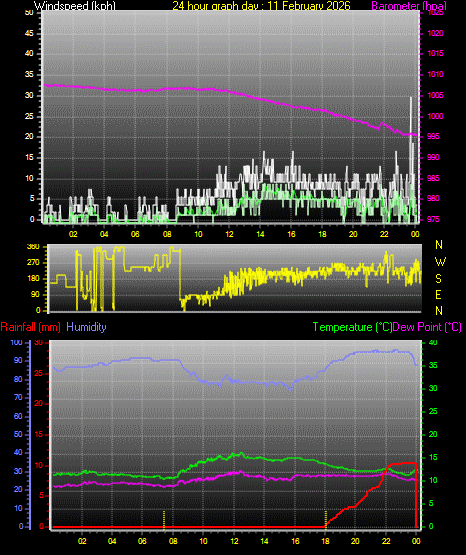 24 Hour Graph for Day 11