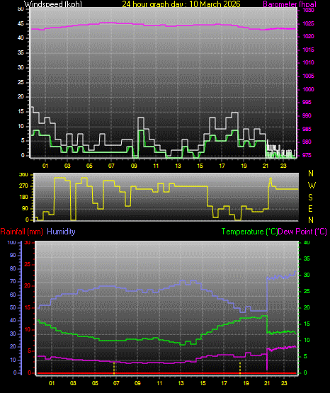 24 Hour Graph for Day 10