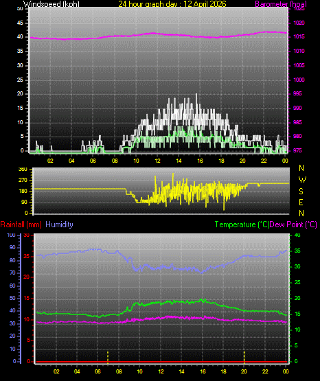 24 Hour Graph for Day 12
