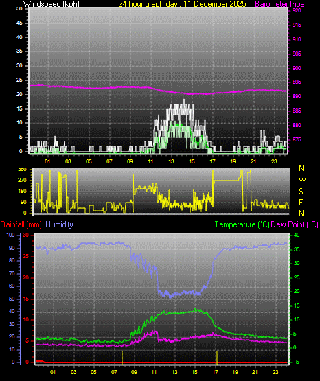 24 Hour Graph for Day 11