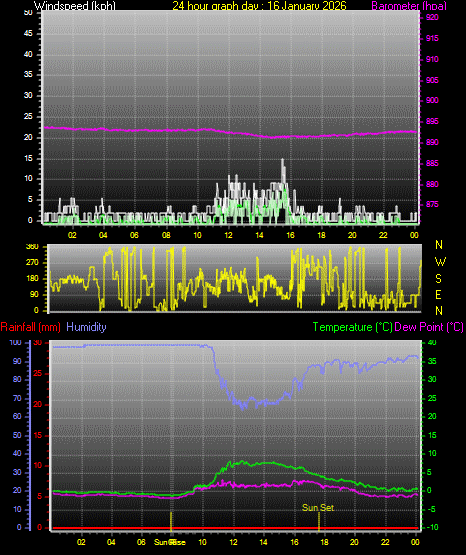 24 Hour Graph for Day 16