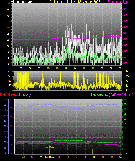 24 Hour Graph for Day 19