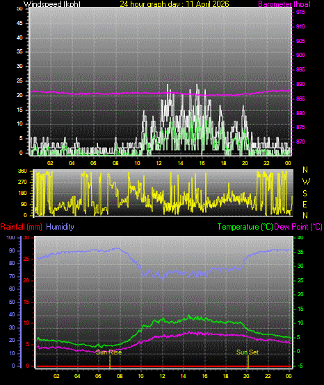 24 Hour Graph for Day 11