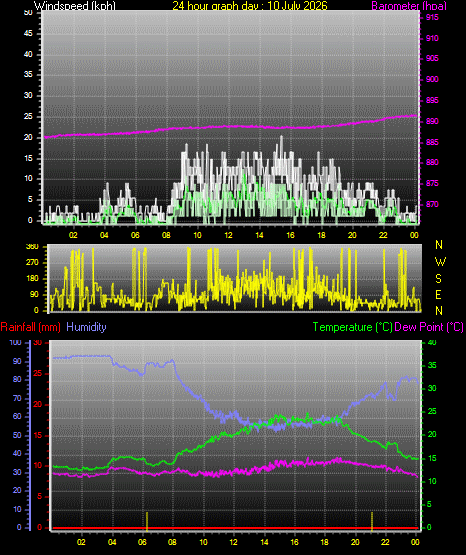 24 Hour Graph for Day 10