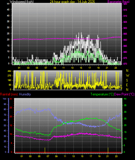 24 Hour Graph for Day 14