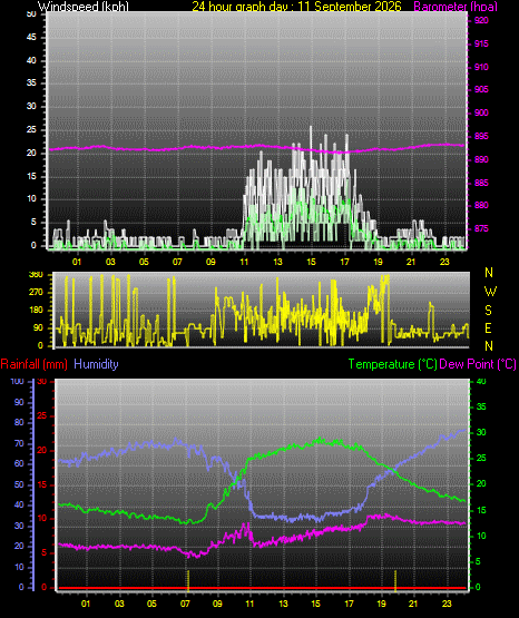 24 Hour Graph for Day 11