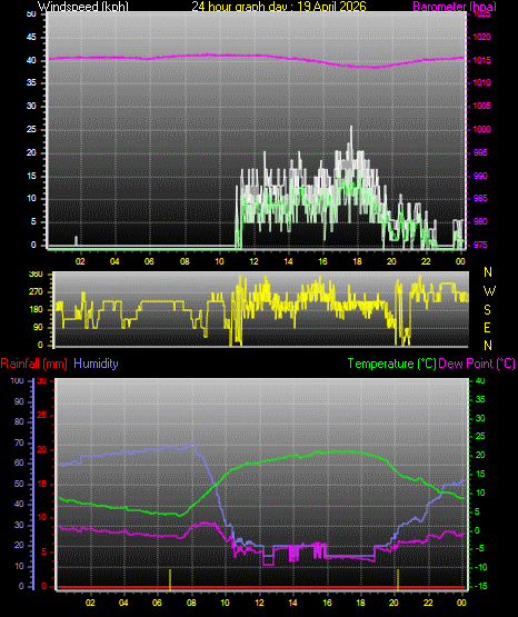 24 Hour Graph for Day 19