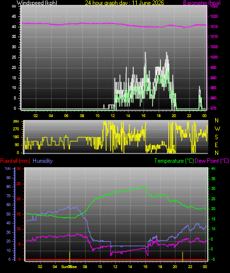 24 Hour Graph for Day 11